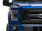 Raxiom 15-17 Ford F-150 G3 Projector Headlights w/ LED Accent- Black Housing (Clear Lens)