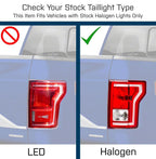 Raxiom 15-17 Ford F-150 LED Tail Lights w/ SEQL Turn Signals- Black Housing (Clear Lens)