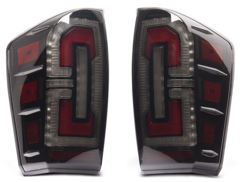 Raxiom 16-23 Toyota Tacoma LED Tail Lights- Black Housing (Smoked Lens)