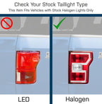 Raxiom 18-20 Ford F-150 Axial Series LED Tail Lights w/ SEQL Turn Signals- Blk Housing (Clear Lens)