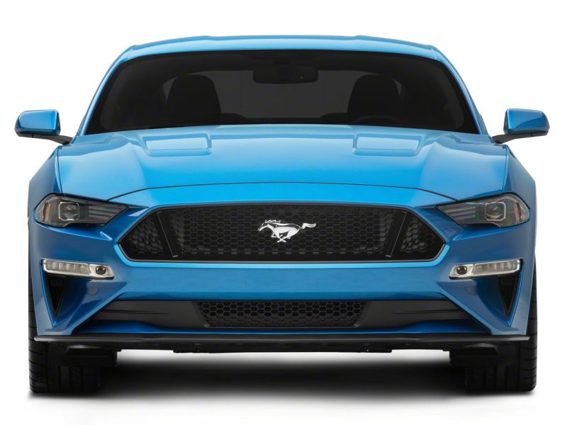 Raxiom 18-23 Ford Mustang GT EcoBoost LED Projector Headlights- Black Housing (Clear Lens)