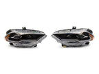 Raxiom 18-23 Ford Mustang GT EcoBoost LED Projector Headlights- Black Housing (Clear Lens)