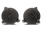 Raxiom 18-23 Jeep Wrangler JL Axial Series 9-In Angel Eye LED Headlights- Black Housing (Clear Lens)