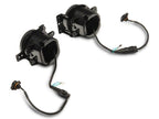 Raxiom 18-23 Jeep Wrangler JL Axial Series 9-In Angel Eye LED Headlights- Black Housing (Clear Lens)
