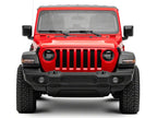 Raxiom 18-23 Jeep Wrangler JL Axial Series 9-In LED Headlights- Black Housing (Clear Lens)