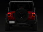Raxiom 18-23 Jeep Wrangler JL Axial Series Carver LED Tail Lights- Black Housing (Smoked Lens)