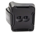 Raxiom 18-23 Jeep Wrangler JL Axial Series Linear LED Tail Lights- Black Housing (Smoked Lens)