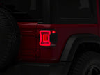 Raxiom 18-23 Jeep Wrangler JL Horizon LED Tail Lights- Black Housing- Red Lens