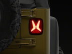 Raxiom 76-06 Jeep CJ7 Wrangler YJ & TJ Gladiator LED Tail Lights- Black Housing (Smoked Lens)