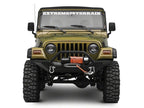 Raxiom 97-06 Jeep Wrangler TJ 50-In LED Light Bar Windshield Mount w/ Auxiliary Bracket
