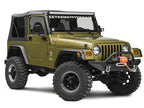 Raxiom 97-06 Jeep Wrangler TJ 50-In LED Light Bar Windshield Mount w/ Auxiliary Bracket