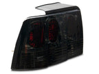 Raxiom 99-04 Ford Mustang Axial Series Altezza Style Tail Lights- Black Housing (Smoked Lens)