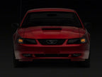 Raxiom 99-04 Ford Mustang Axial Series OEM Style Replacement Headlights- Black Housing (Smoked Lens)