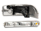 Raxiom 99-06 GMC Sierra 1500 Axial Series OEM Style Rep Headlights- Chrome Housing (Clear Lens)