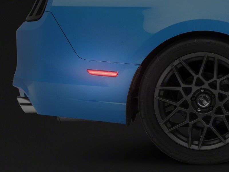 Raxiom 10-14 Ford Mustang Axial Series LED Side and Quarter Marker Lights- Clear