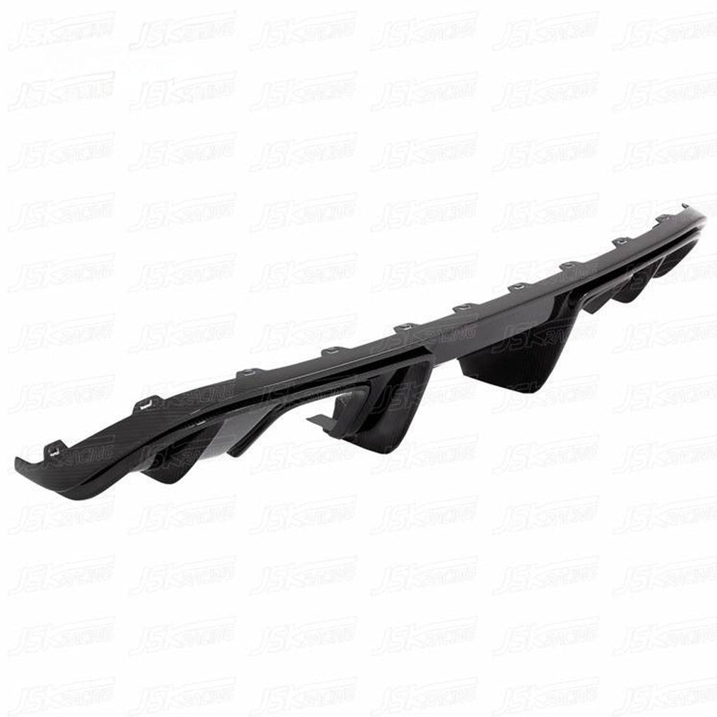 GT4 Style Carbon Fiber Rear Bumper Lip for Porsche Cayman 718 16-19 - Bull Boost Performance