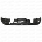 GT4 Style Carbon Fiber Rear Bumper Lip for Porsche Cayman 718 16-19 - Bull Boost Performance