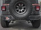 aFe Rebel Series 2.5in 304 SS Cat-Back Exhaust w/ Polished Tips 2018+ Jeep Wrangler (JL) V6 3.6L
