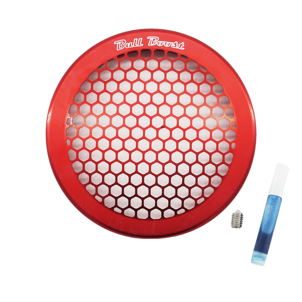 Red Billet 4" Inch Turbo Inlet Guard Velocity Stack Adapter Bellmouth Intake Hex - Bull Boost Performance