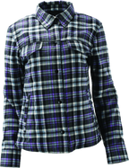 River Road Cameo Flannel Moto Shirt Womens - Small