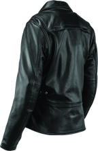 River Road Ironclad Classic Leather Jacket Black Womens - Small