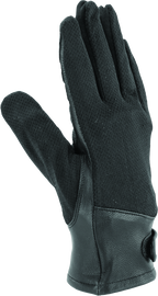 River Road Pecos Leather Mesh Gloves Black Womens - Small