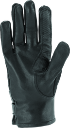 River Road Pecos Leather Mesh Gloves Black Womens - Small