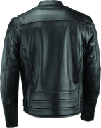 River Road Race Leather Jacket Black - Small