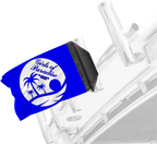 Girls Of Paradise 12"x18" Forever Wave Flag for Boats