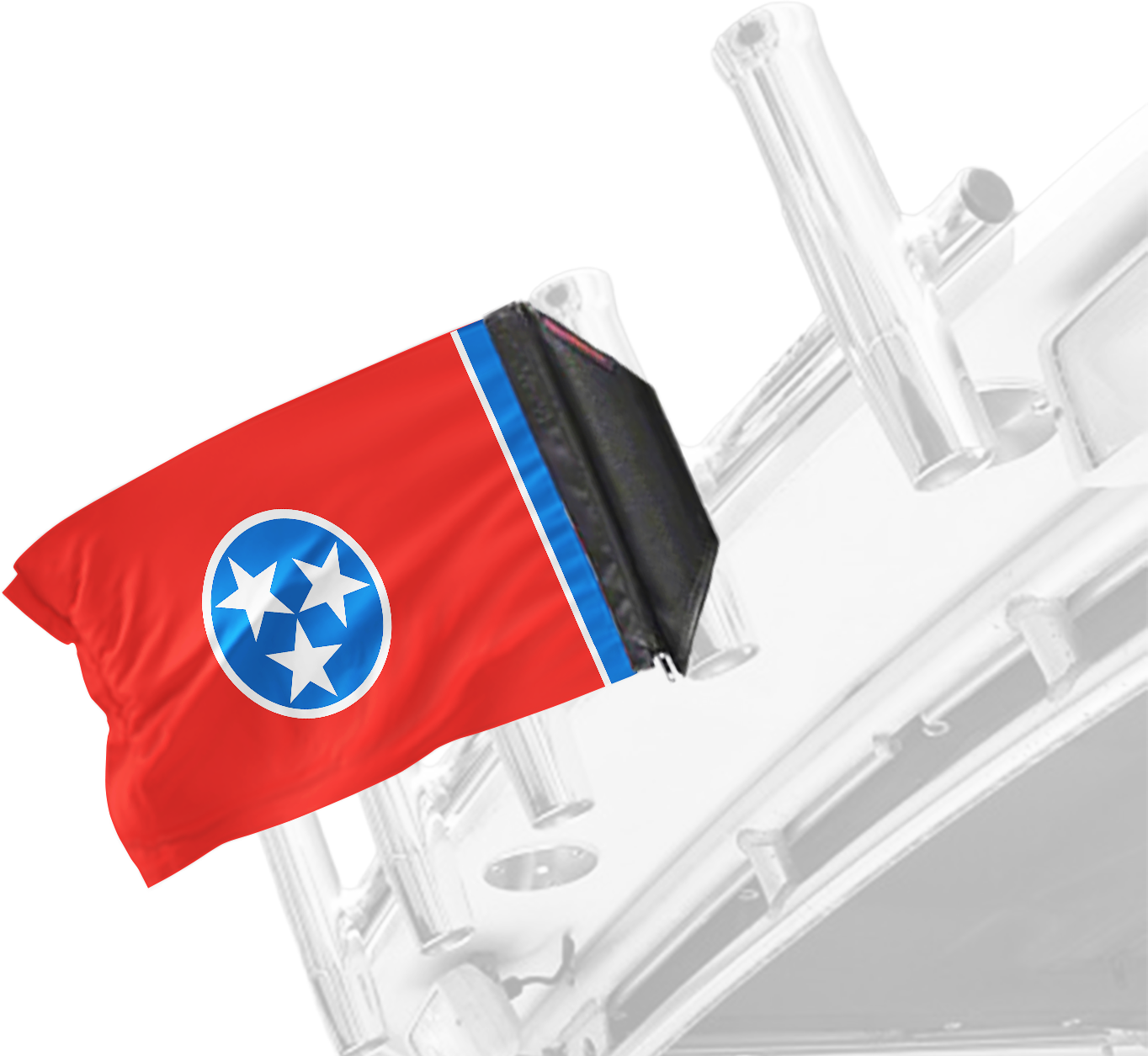 State Flag Tennessee 12"x18" Forever Wave Flag for Boats