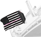USA Subdued Thin Pink Line 12"x18" Forever Wave Flag for Boats