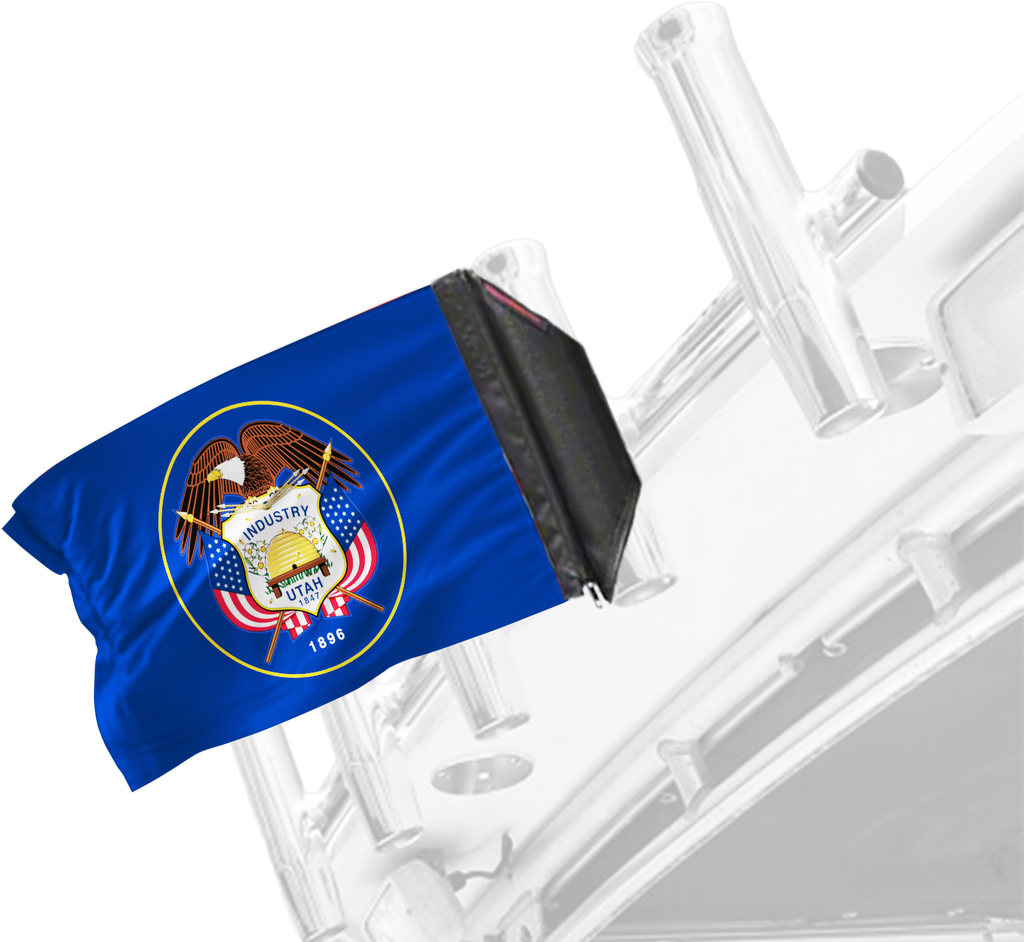 State Flag Utah "Old Style" 12"x18" Forever Wave Flag