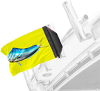 Dolphin 12"x18" Forever Wave Flag for Boats