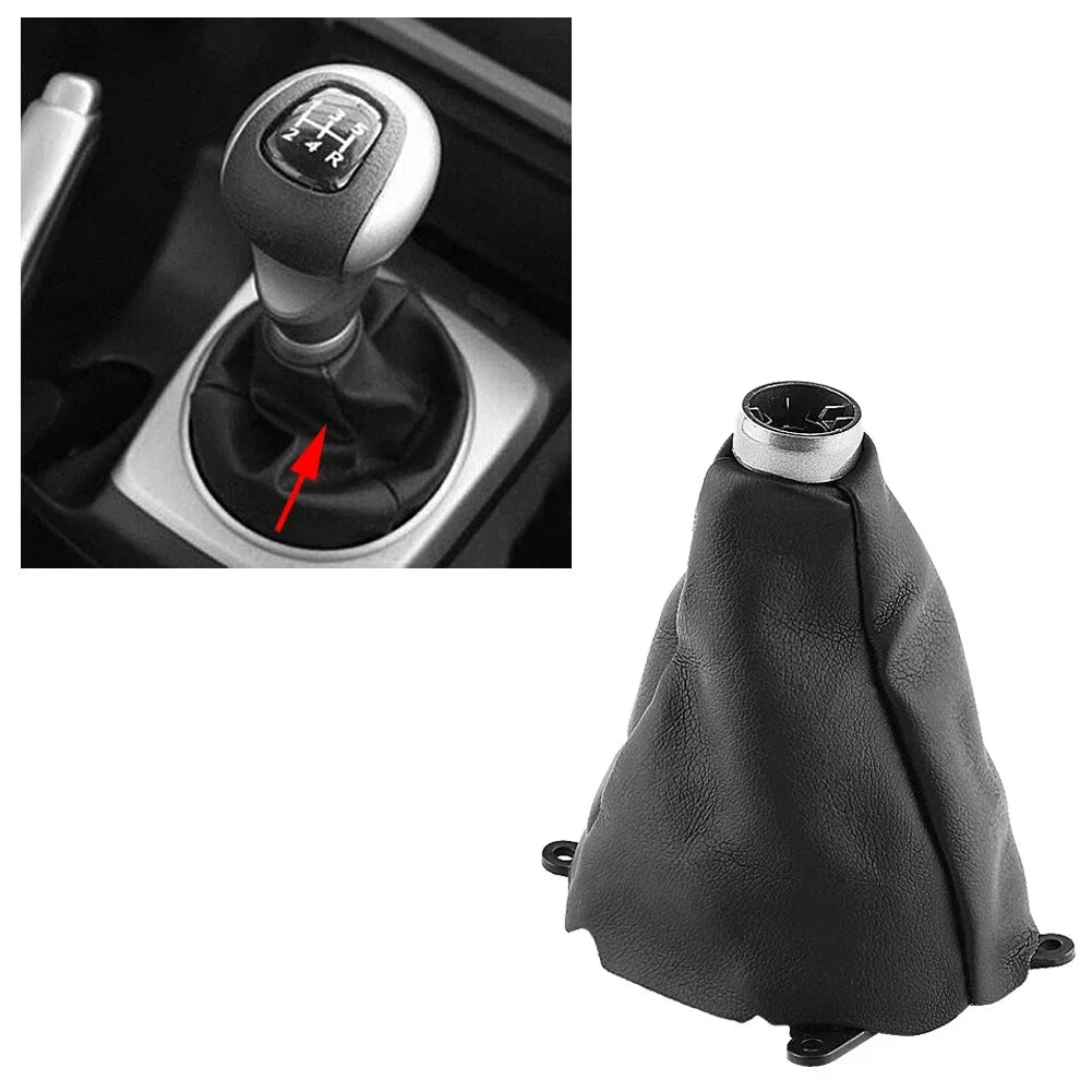 Honda Civic Manual PU Leather Gear Shift Boot Cover Gaiter with Frame 2006 - 2012