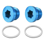 BMW N54 / N55 / S55 Engine Billet Aluminium Oil Thermostat Housing Cover & Plug Kit (Replaces 11617568552)