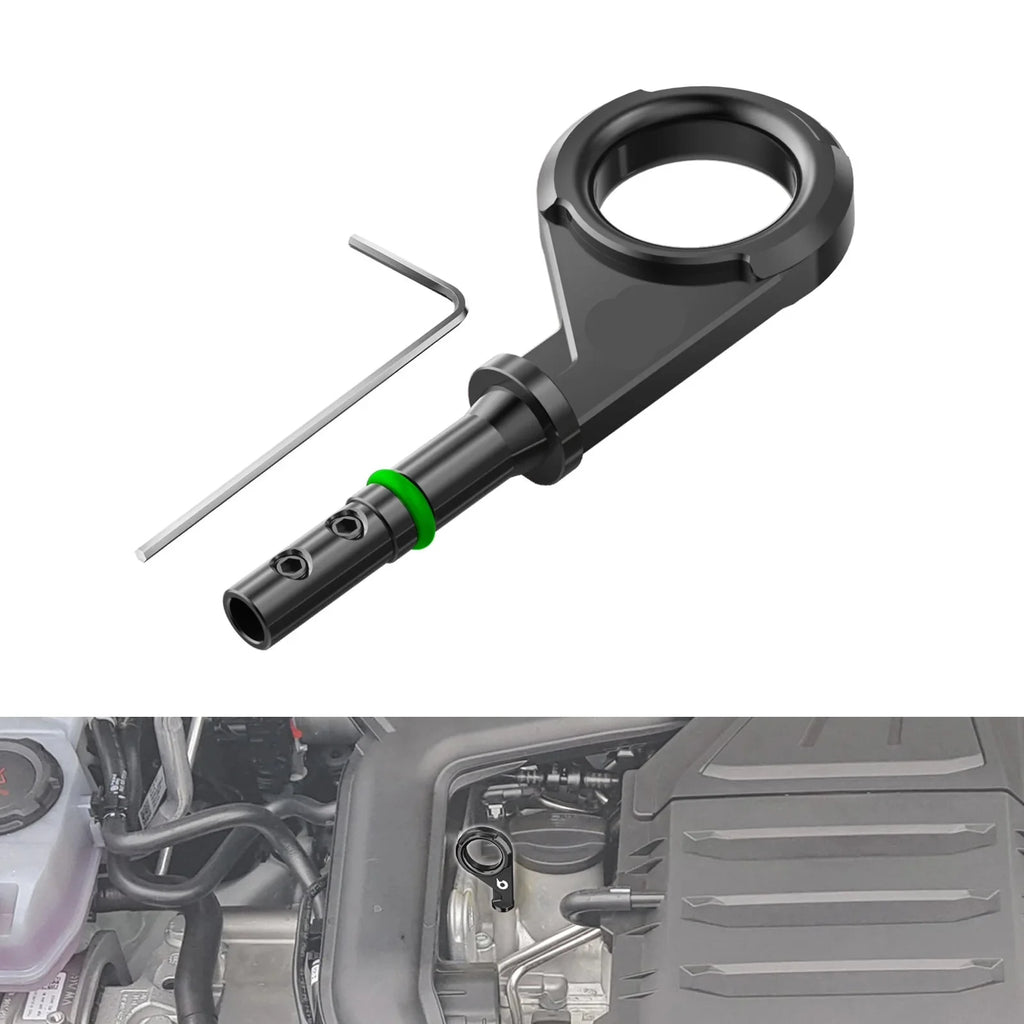 VW Golf MK7 MK8 / Passat / Tiguan / Audi A1 A3 Q2 Q3 / Seat / Skoda EA211 1.0 1.4 TSI Billet Aluminum Oil Dipstick Handle 04E115611AC 2008 - 2024