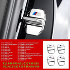 BMW Carbon Fiber Car Door Lock Cover Sticker Set (4-Piece) for E30 / E36 / E39 / E46 / E60 / E70 / E87 / E90 / E91 / F10 / F20 / F30