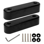Universal Aluminum Hood Vent Spacer Riser Kit (Black / Purple / Silver)