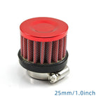 Universal Cone Cold Air Intake Filter (12mm / 25mm) – Reusable & Washable Performance Air Filter