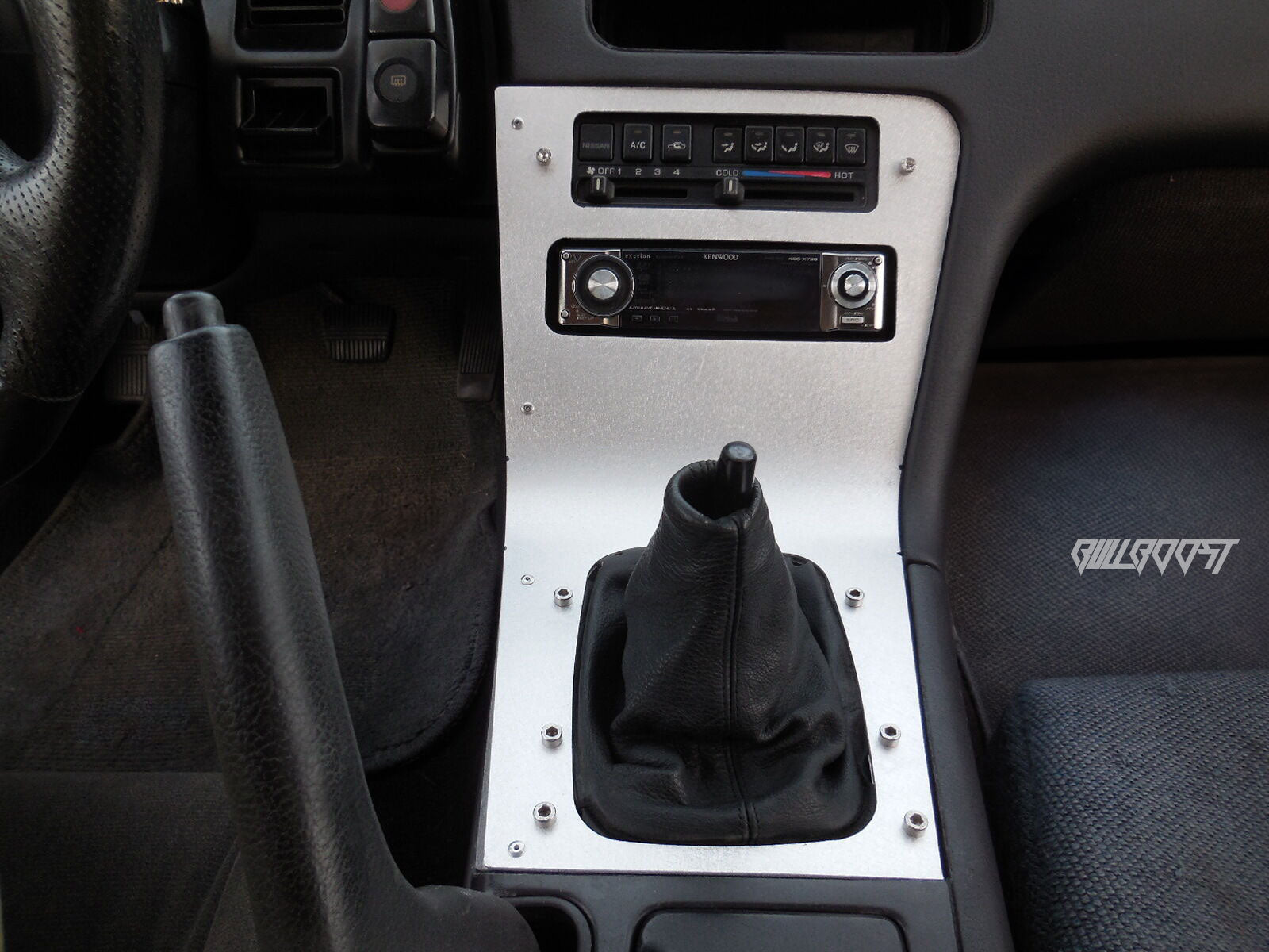 Aluminum Radio/Shift Surround Bezel Console For S13 240SX LHD 89-94 - Bull Boost Performance