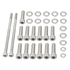 Chevy LS / LSX V8 Stainless Steel Oil Pan Bolt Kit for LS1 / LS2 / LS3 / LS6 / LS7 & Vortec 4.8L / 5.3L / 6.0L / 6.2L Truck Engines (Gen III / Gen IV)