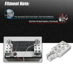 Multi-Port Battery Terminal Connector – 4 or 6 Output for 4/0 AWG & Down (SAE Post)