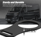 Fiat Ducato 250 / Citroen Jumper / Peugeot Boxer Steel Powder Coated Lock Fuse Tank Lid 3mm 2016 - 2021