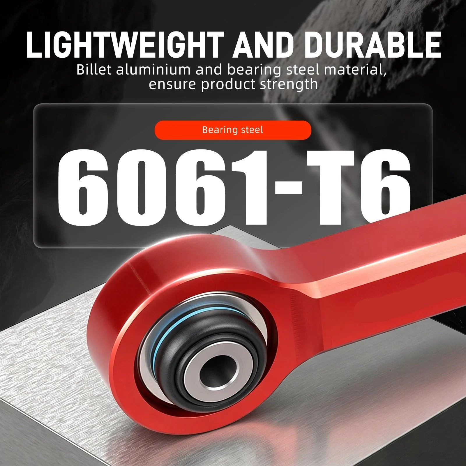 BMW E81 / E82 / E87 / E88 1 Series & E90 / E91 / E92 / E93 3 Series Adjustable Rear Upper Control Arms with Monoball Bushings 2005 - 2013