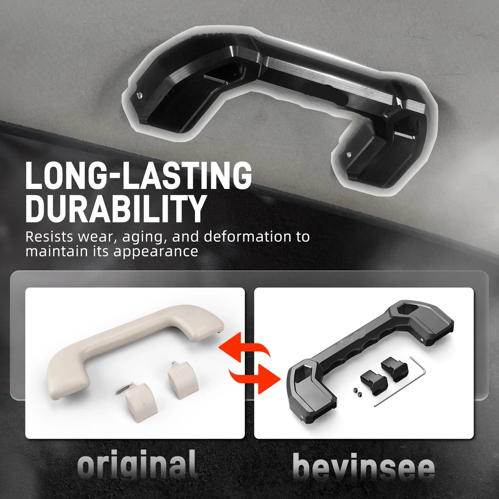 Toyota 4Runner / Yaris / Prius / Prius C / Prius V / Scion XB / XD Billet Aluminium Interior Grab Handle 2008 - 2024