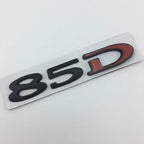 Rear Boot Trunk Tailgate Emblem Badge for Tesla Model 3 / S / X / Y | 75D 85D 90D 100D Sticker
