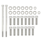 Chevy LS / LSX V8 Stainless Steel Oil Pan Bolt Kit for LS1 / LS2 / LS3 / LS6 / LS7 & Vortec 4.8L / 5.3L / 6.0L / 6.2L Truck Engines (Gen III / Gen IV)