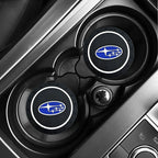 Subaru Silicone Anti-Slip Car Cup Holder Coaster 2-Piece Set for Forester / Impreza / Outback / Legacy / Tribeca / WRX / XV