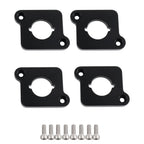 VW / Audi 1.8T 20V to 2.0 TFSI / R8 Coilpack Adapter Plate Set Billet Aluminum (Silver) for A3 / S3 / A4 / A6 / TT MK1 / Golf MK4 / GTI / Jetta / Beetle / Passat 1996 - 2011