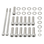 Chevy LS / LSX V8 Stainless Steel Oil Pan Bolt Kit for LS1 / LS2 / LS3 / LS6 / LS7 & Vortec 4.8L / 5.3L / 6.0L / 6.2L Truck Engines (Gen III / Gen IV)